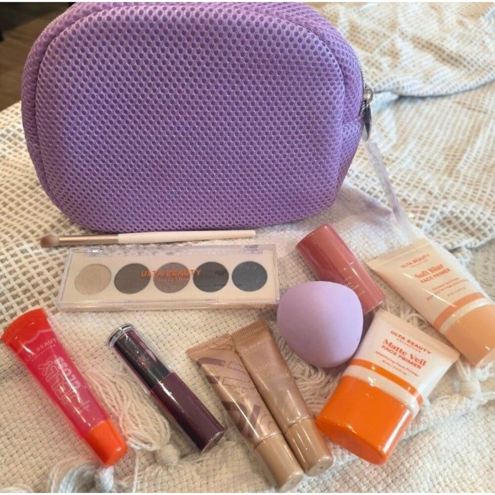11 Piece All New Ulta Beauty Makeup Set with Cosmetic Bag and Primers